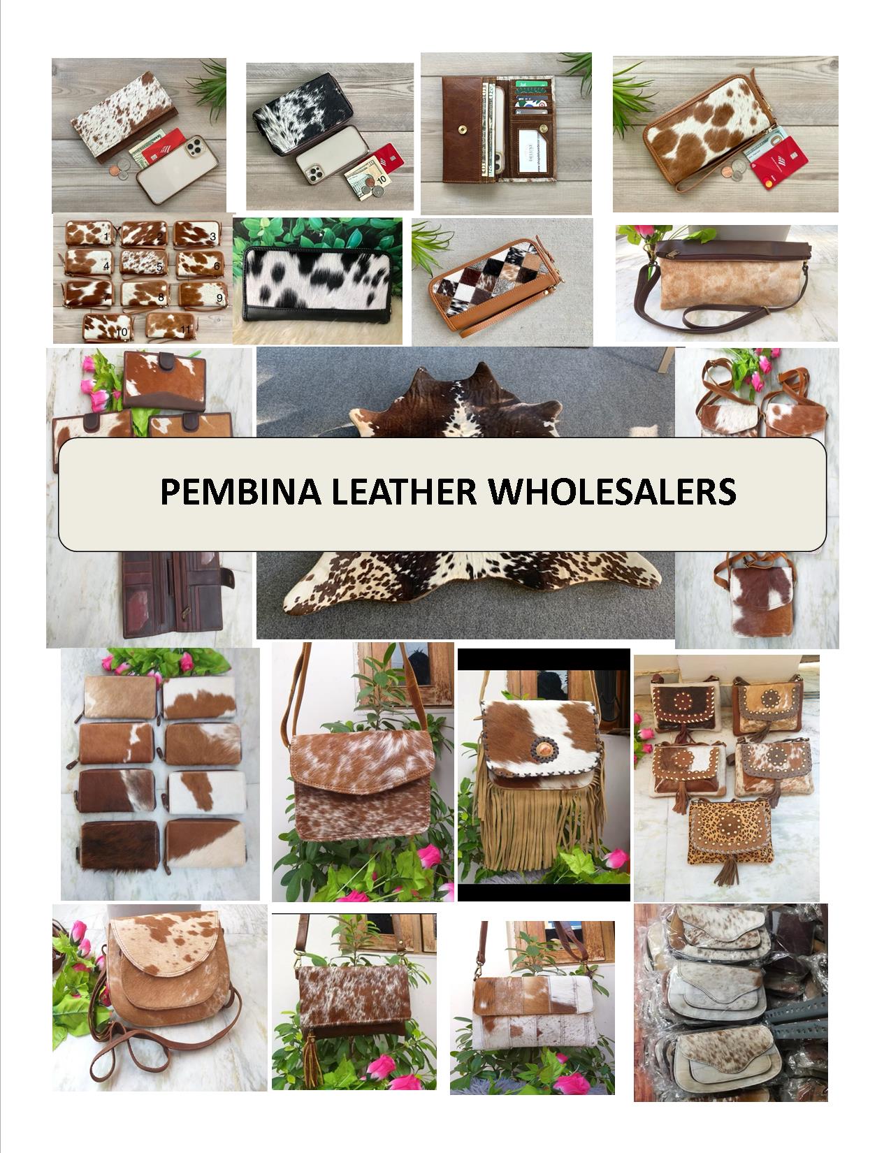 COW HIDE LEATHER PRODUCTS PEMBINA LEATHER WHOLESALERS