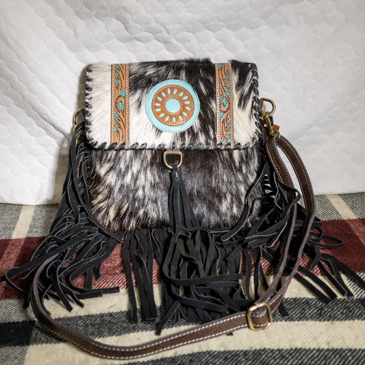 #54 CROSSBODY FOLDOVER W/ FRINGE