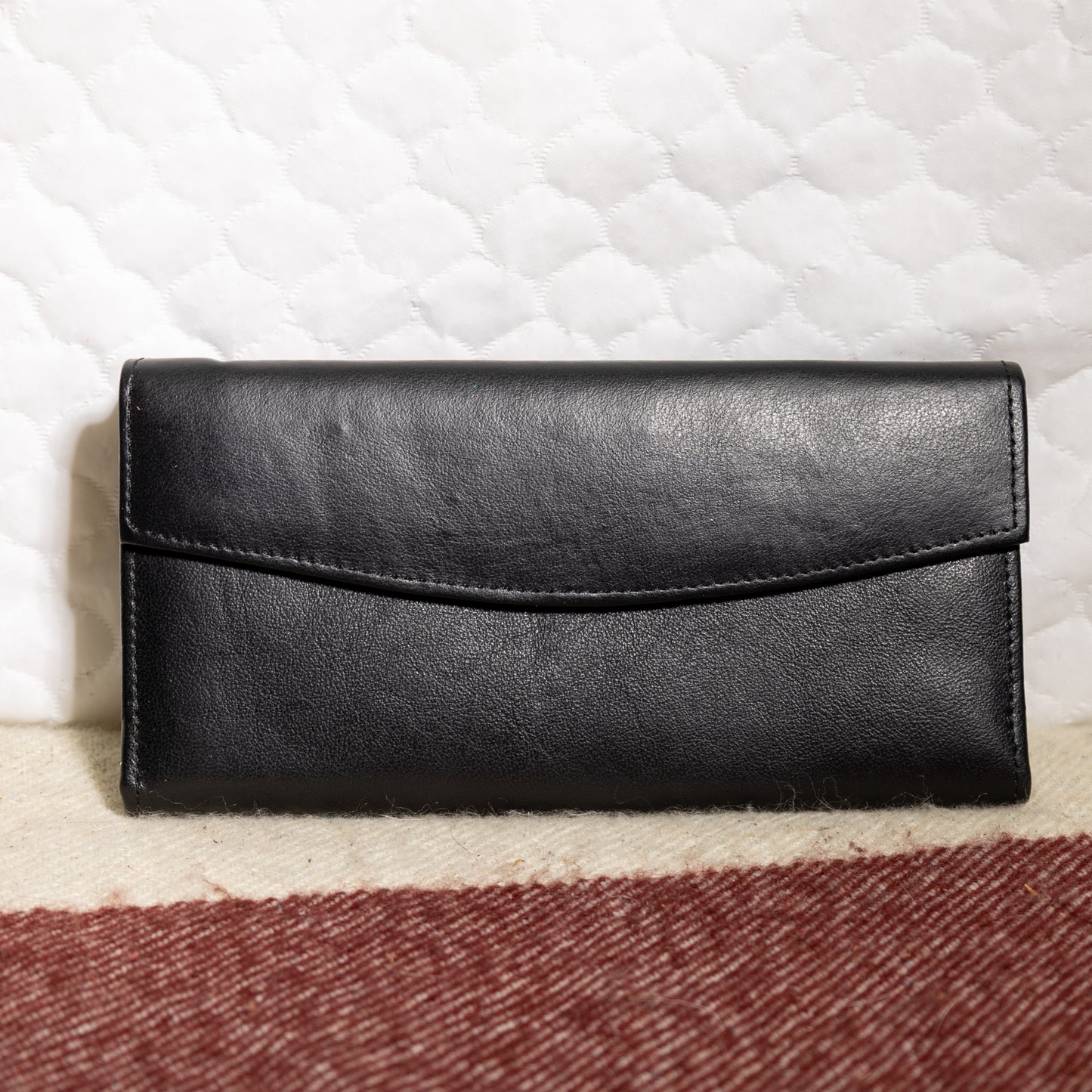 #196 WALLET DOUBLE SIDED ALL LEATHER