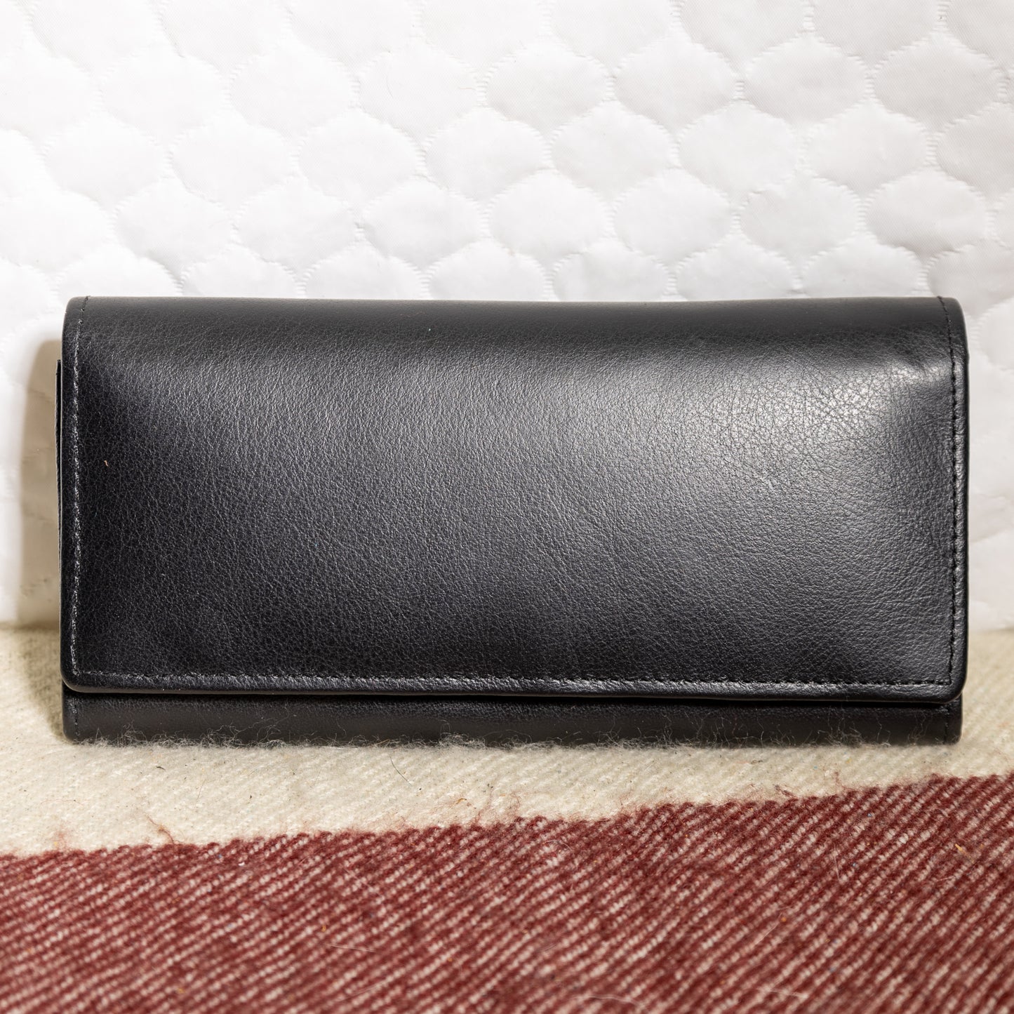 #196 WALLET DOUBLE SIDED ALL LEATHER