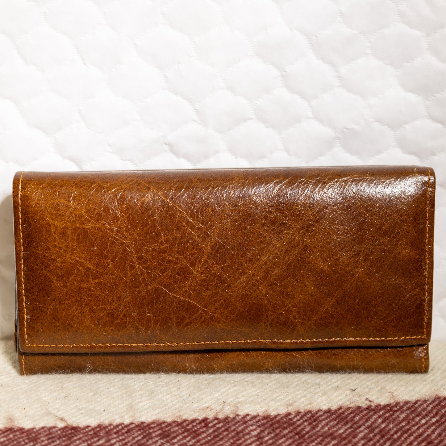 #196 WALLET DOUBLE SIDED ALL LEATHER