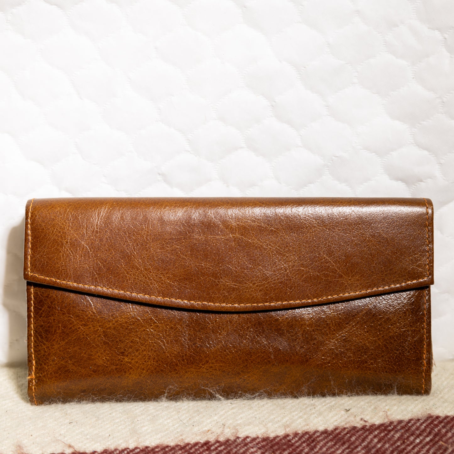 #196 WALLET DOUBLE SIDED ALL LEATHER